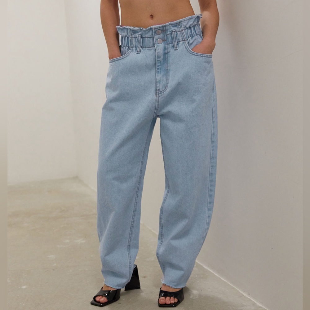 Oak + Fort Paperbag Waist Jean